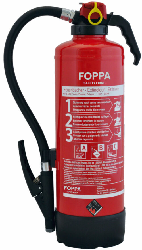 Extincteur à poudre FOPPA P12A