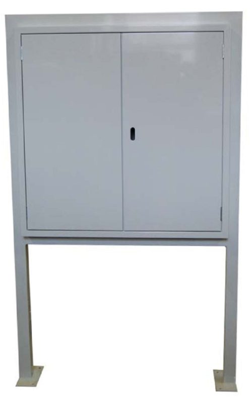 Poste d'incendie "VARIO-PLUS" avec cadre en acier, 30 m, poste d'eau