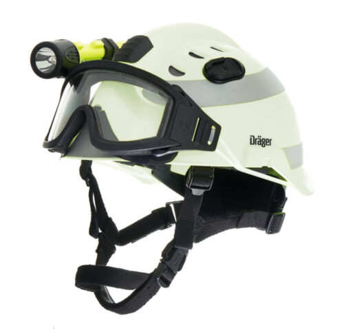 Casque d'intervention Dräger HPS 3500 Premium Set incl. lunettes de protection - phosphorescent