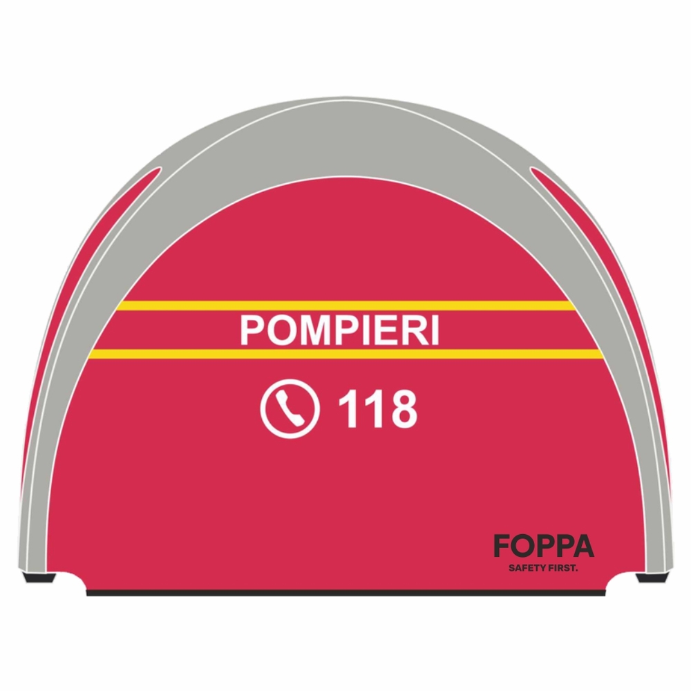 Tente de déploiement rapide GYBE® Humanity Tent Pompiers