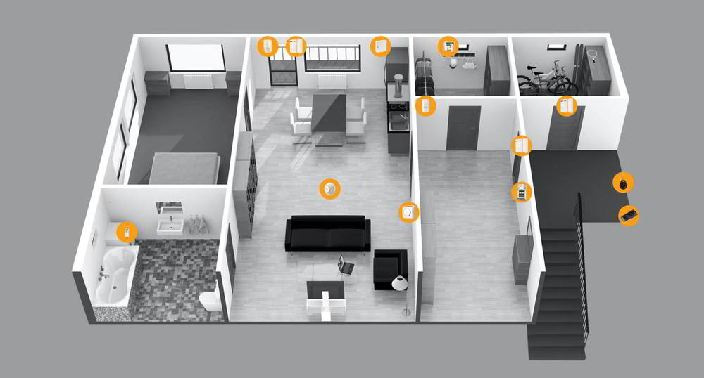 Lecteur de commande RFID extérieur BUS