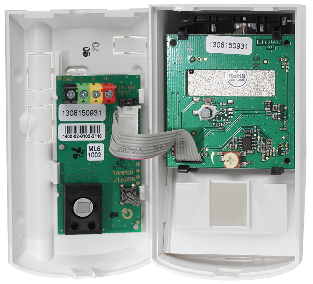 Détecteur de mouvement PIR et micro-ondes BUS