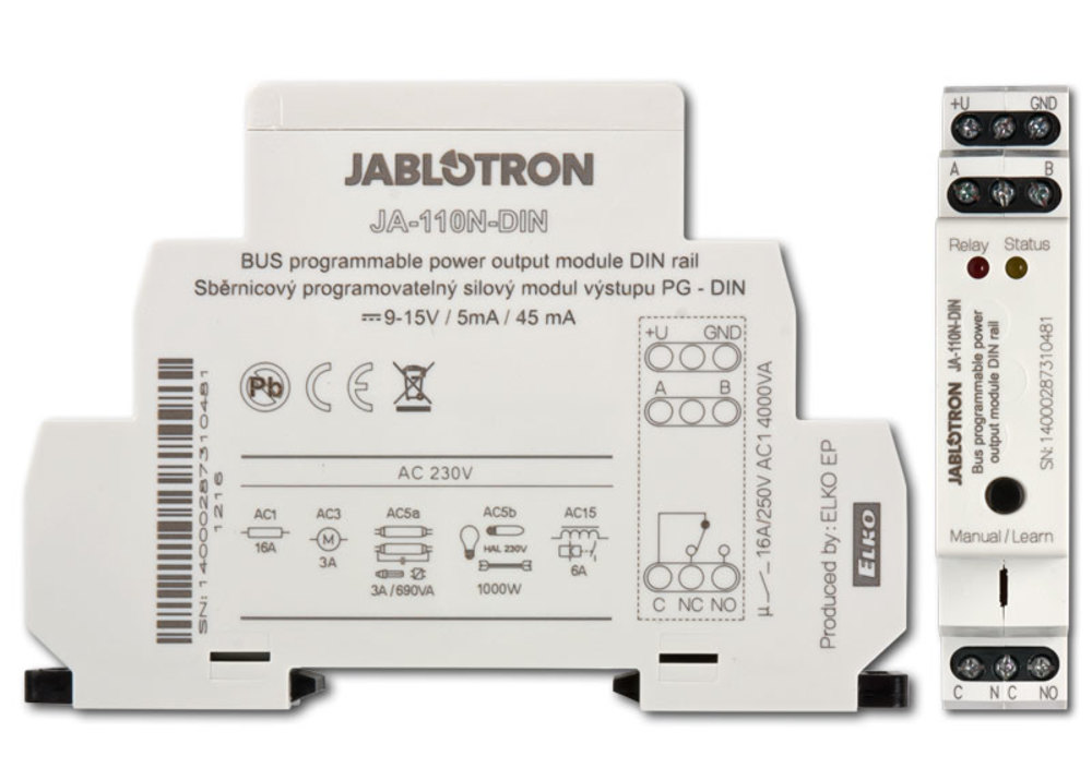 Module de sortie DIN-PG BUS
