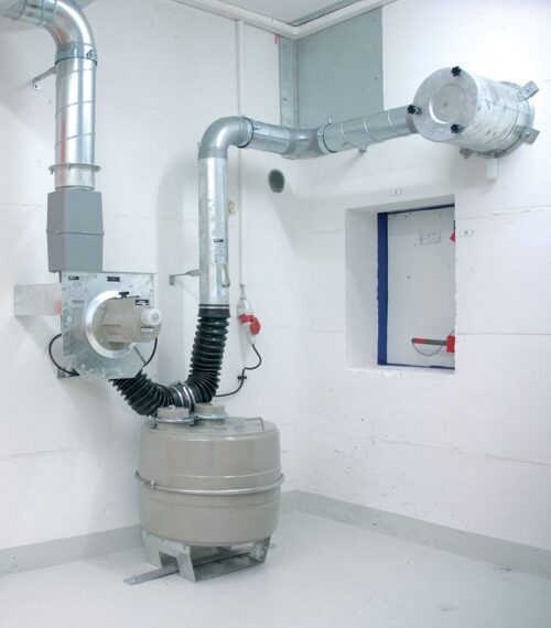 Système de ventilation d'abri VA150/50 pers.