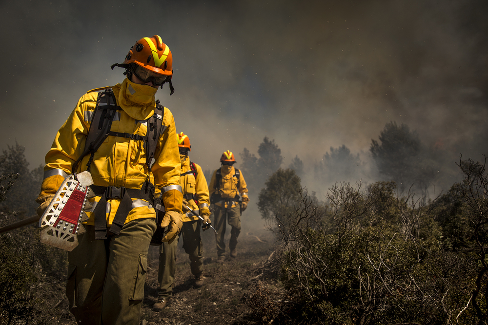 Veste d'intervention feu de forêt VALLFIREST - jaune