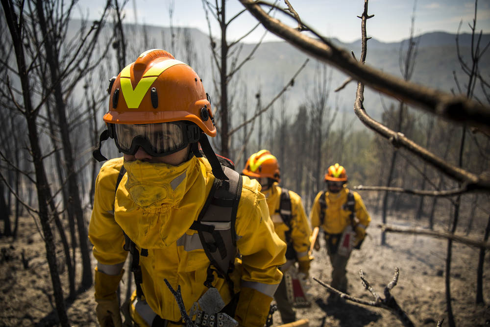 Veste d'intervention feu de forêt VALLFIREST - jaune