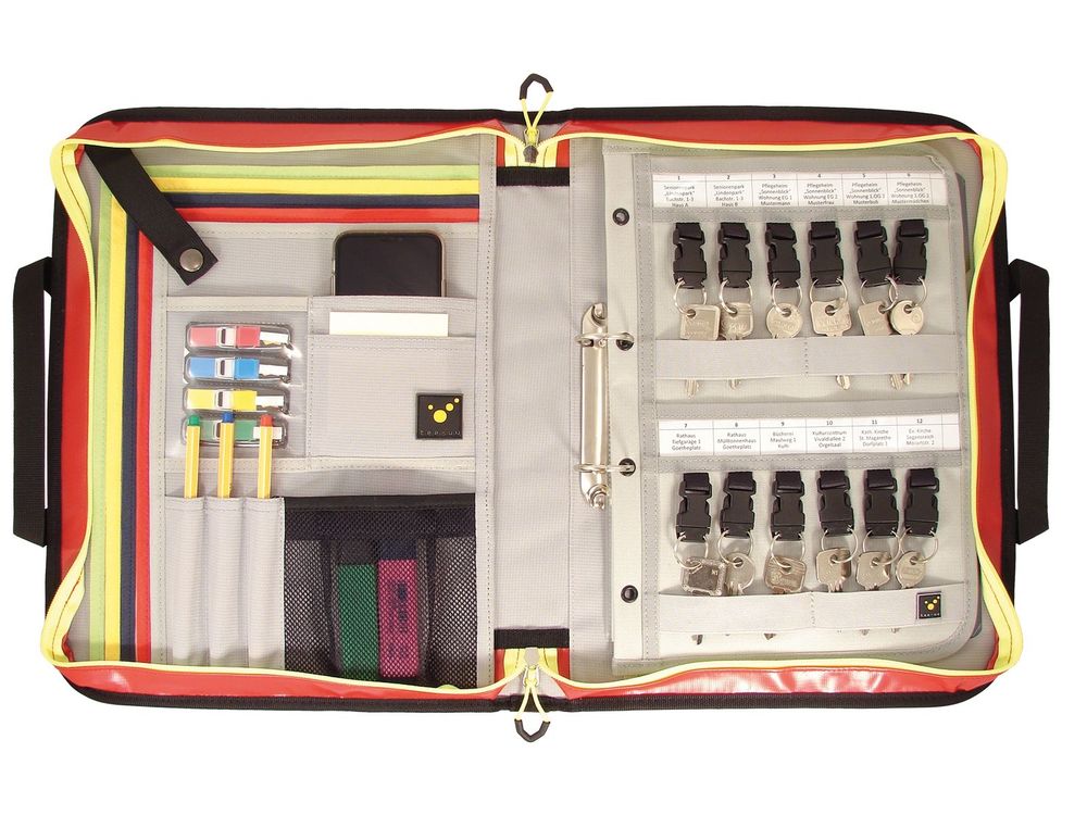 Dossier "BIG" A4 vertical rouge - TEE-UU