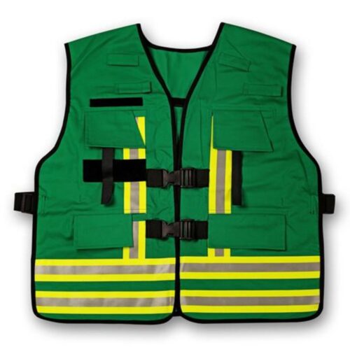 Gilet d'identification et fonctionnel "FOPPA" en vert