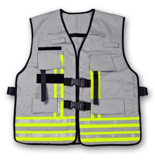 Gilet d'identification et fonctionnel "FOPPA" en argent