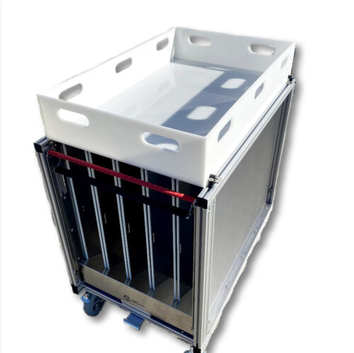 Conteneur mobile personnalisé selon les souhaits du client