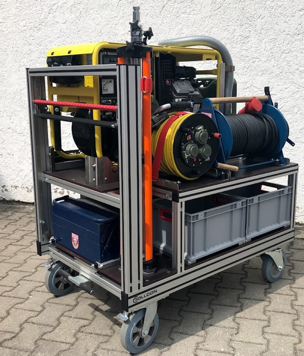 Conteneur mobile personnalisé selon les souhaits du client