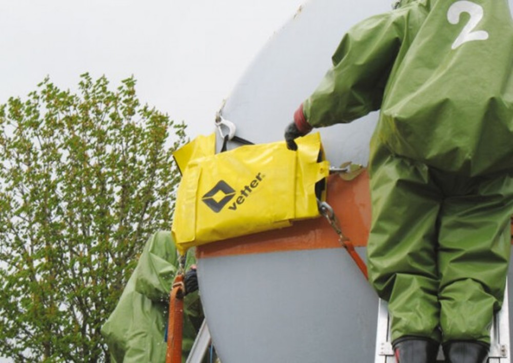 Coussin d'étanchéité VETTER avec œillets à tourbillon - LD 50/30 W