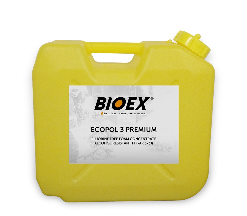 Agent d'extinction à mousse ECOPOL PREMIUM de BIOEX®.