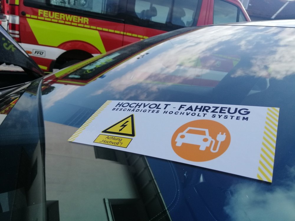 Signalisation du lieu d'intervention - Haute tension