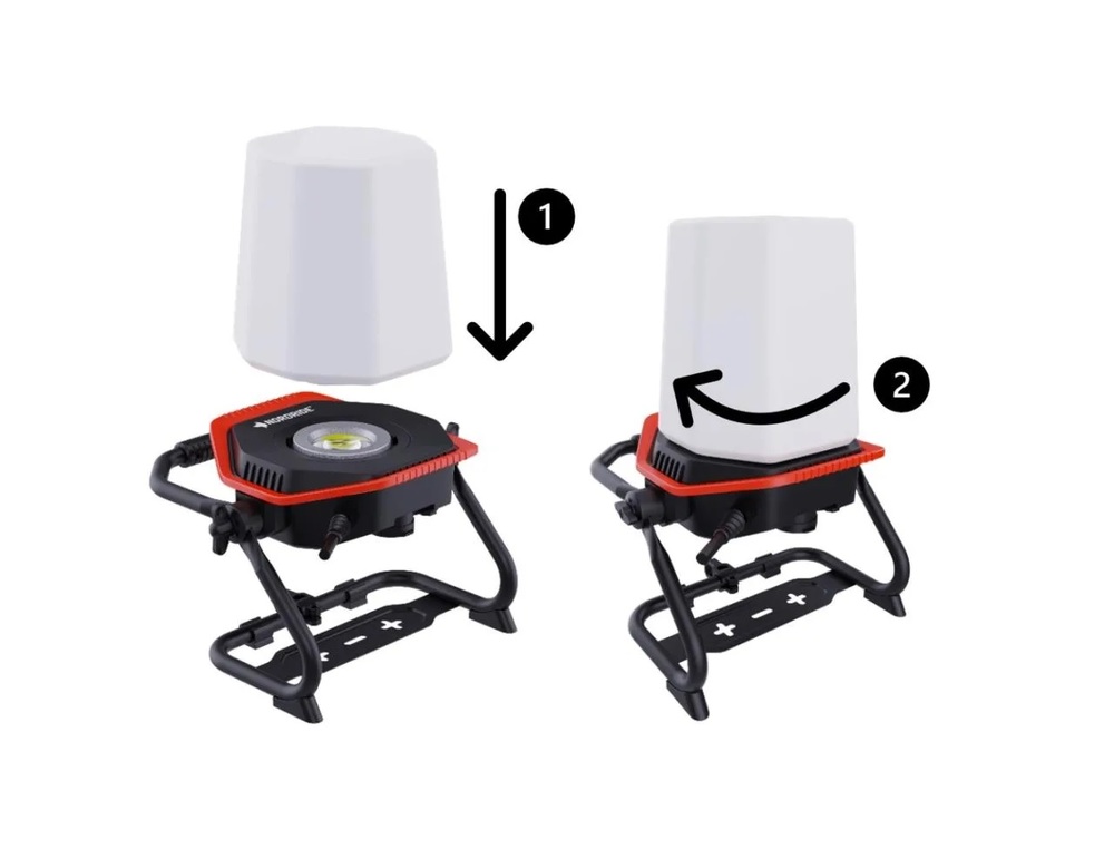 Cache 360° NORDRIDE pour projecteur de travail LUMOS 100 W