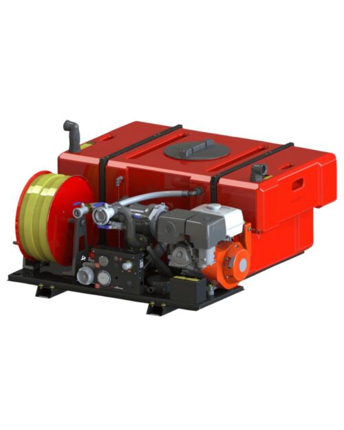 Module d'extinction SKID-UNIT avec pompe centrifuge 270 l/min by VALLFIREST - Réservoir plastiqu
